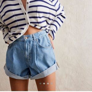 Free People denim shorts